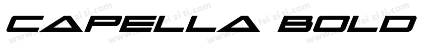 Capella Bold Bold字体转换
